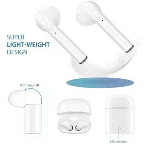 i7S TWS Bluetooth Wireless Earphones Airpods Earpods Headset Binaural Call Universal Stereo